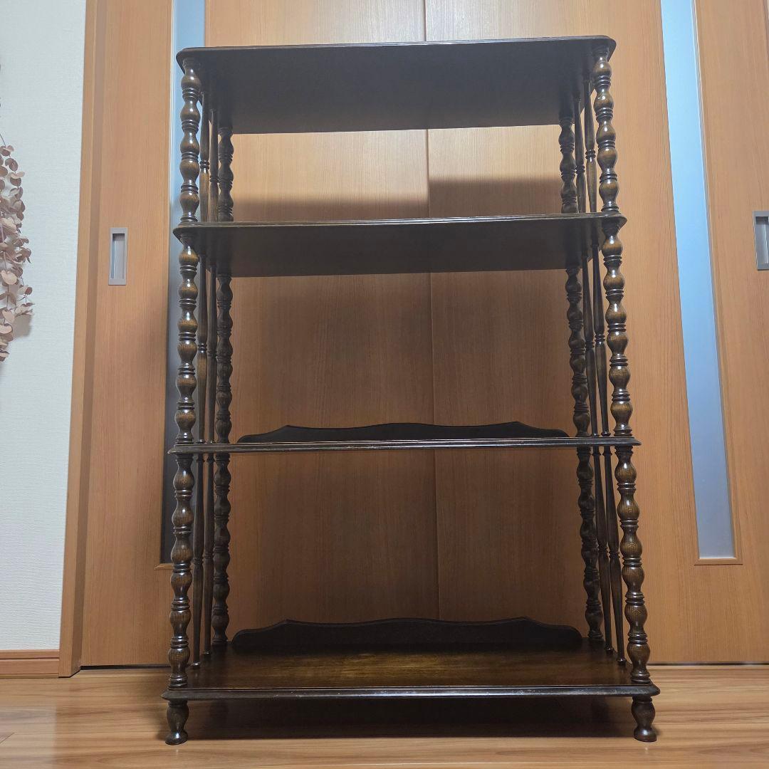 オープンシェルフ 飾り棚 ラック ディスプレイ 4段 ナジコ