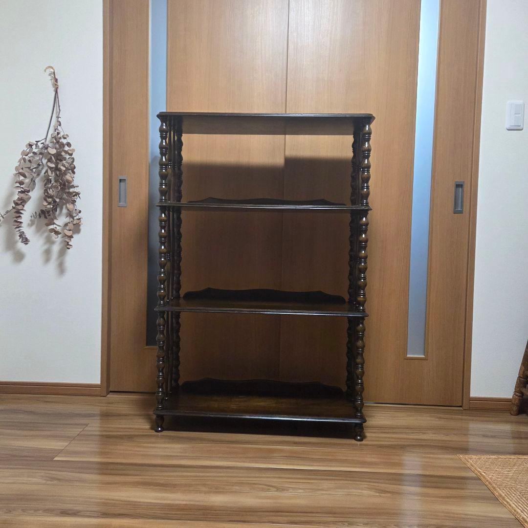 オープンシェルフ 飾り棚 ラック ディスプレイ 4段 ナジコ