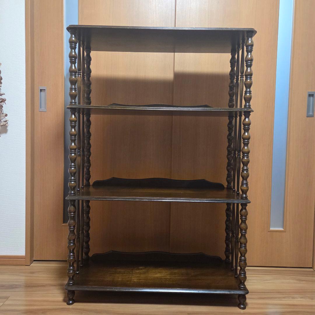 オープンシェルフ 飾り棚 ラック ディスプレイ 4段 ナジコ