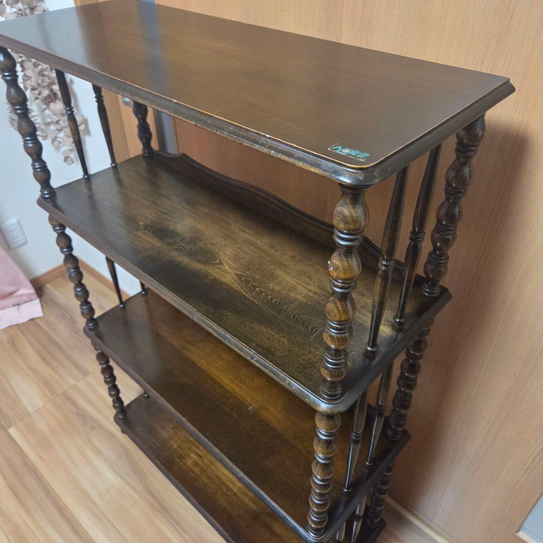 オープンシェルフ 飾り棚 ラック ディスプレイ 4段 ナジコ