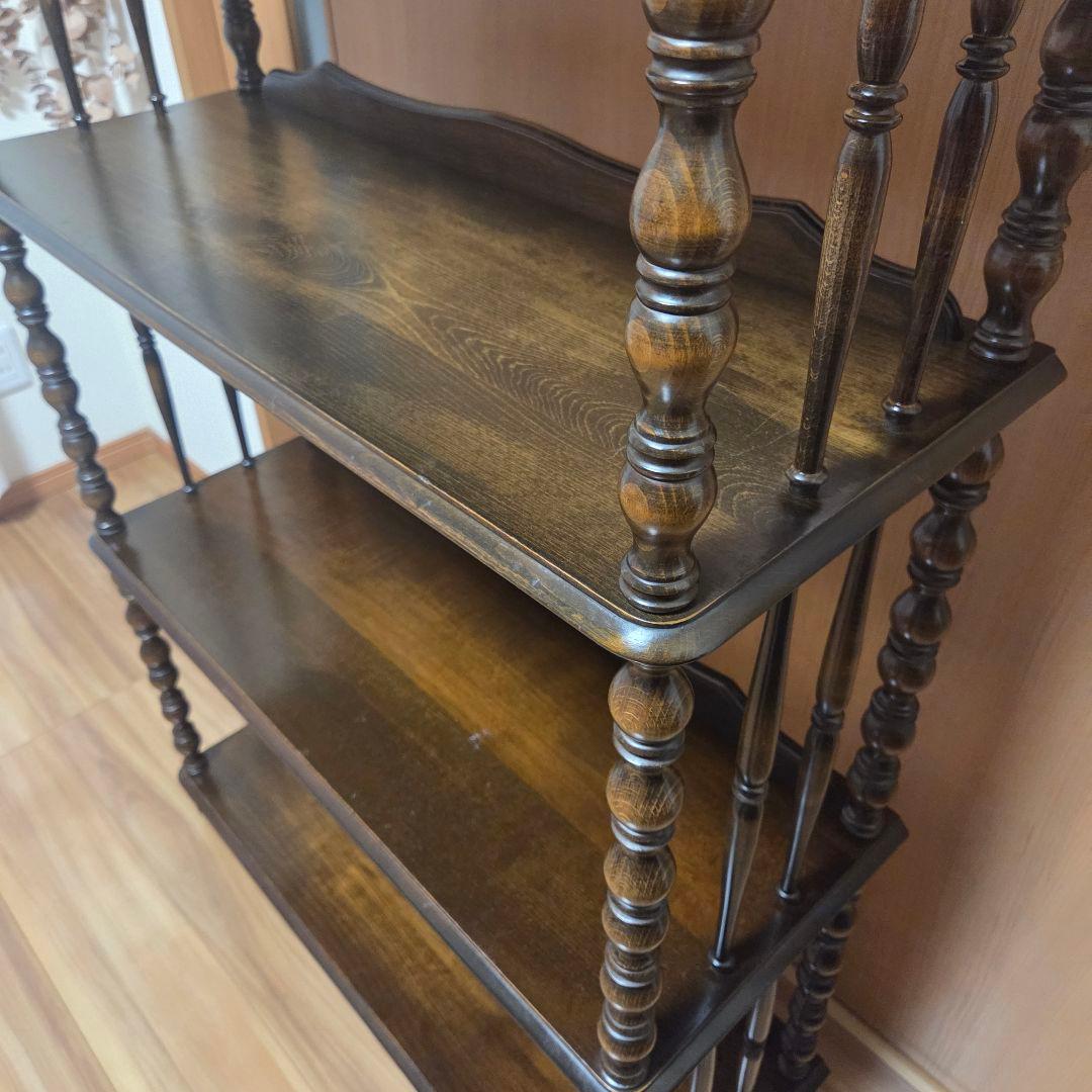 オープンシェルフ 飾り棚 ラック ディスプレイ 4段 ナジコ