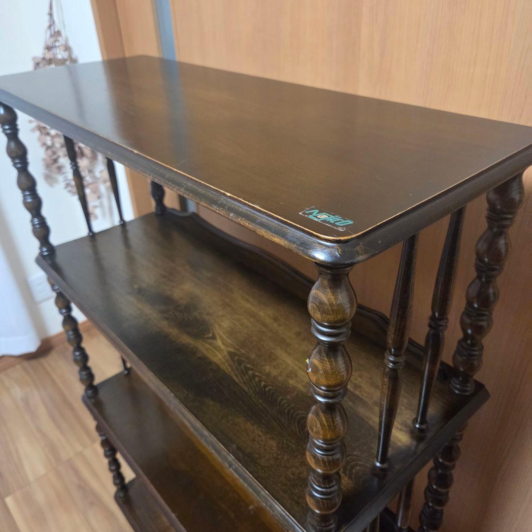 オープンシェルフ 飾り棚 ラック ディスプレイ 4段 ナジコ