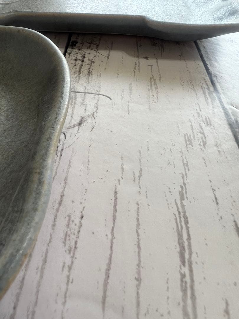 ぞう型 グレープレート大皿 26cm 2枚 陶器 カフェ風 オシャレ