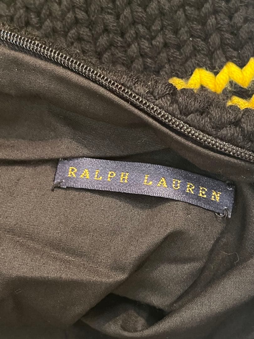 希少品　ラルフローレン ニットクッション　ralph lauren