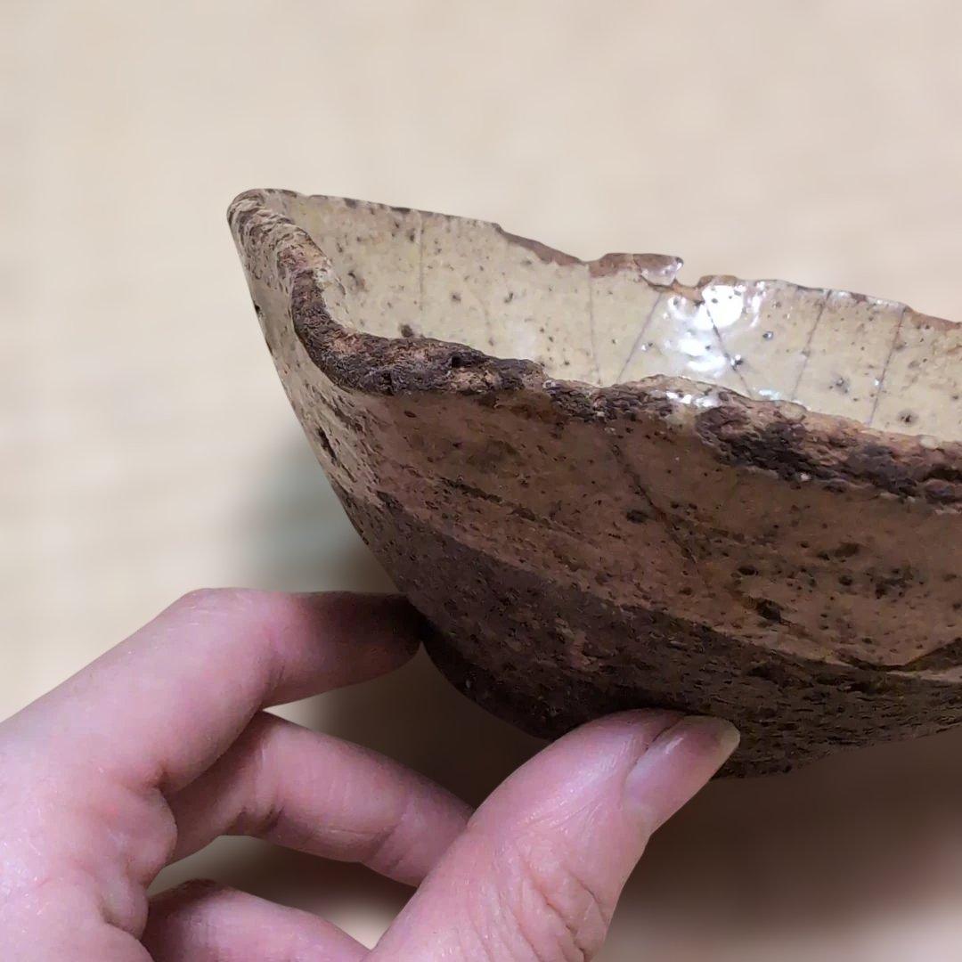 【骨董品】ルソン南ばん宋胡録　片口茶碗