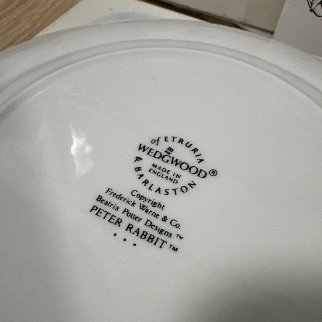 旧刻印　ウエッジウッド　ピーターラビット 皿5枚　未使用品　長期保管品