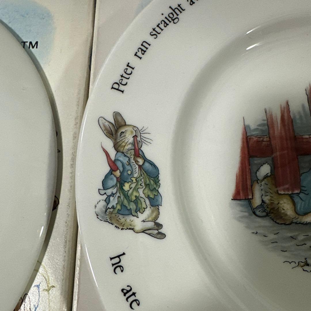 旧刻印　ウエッジウッド　ピーターラビット 皿5枚　未使用品　長期保管品