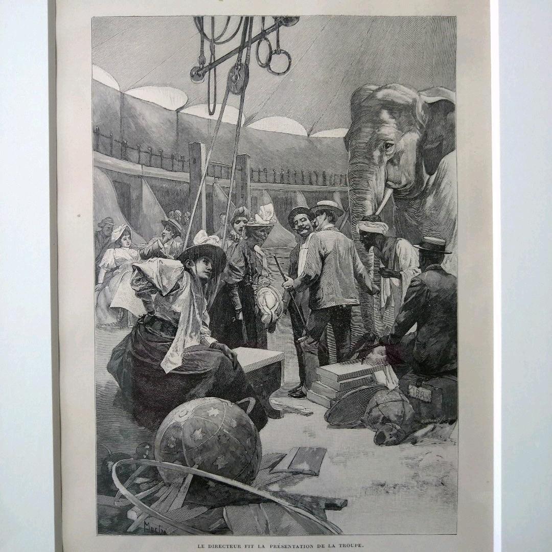 ＊アルフォンス・ミュシャ＊「白い象の伝説」挿絵リトグラフ⑦