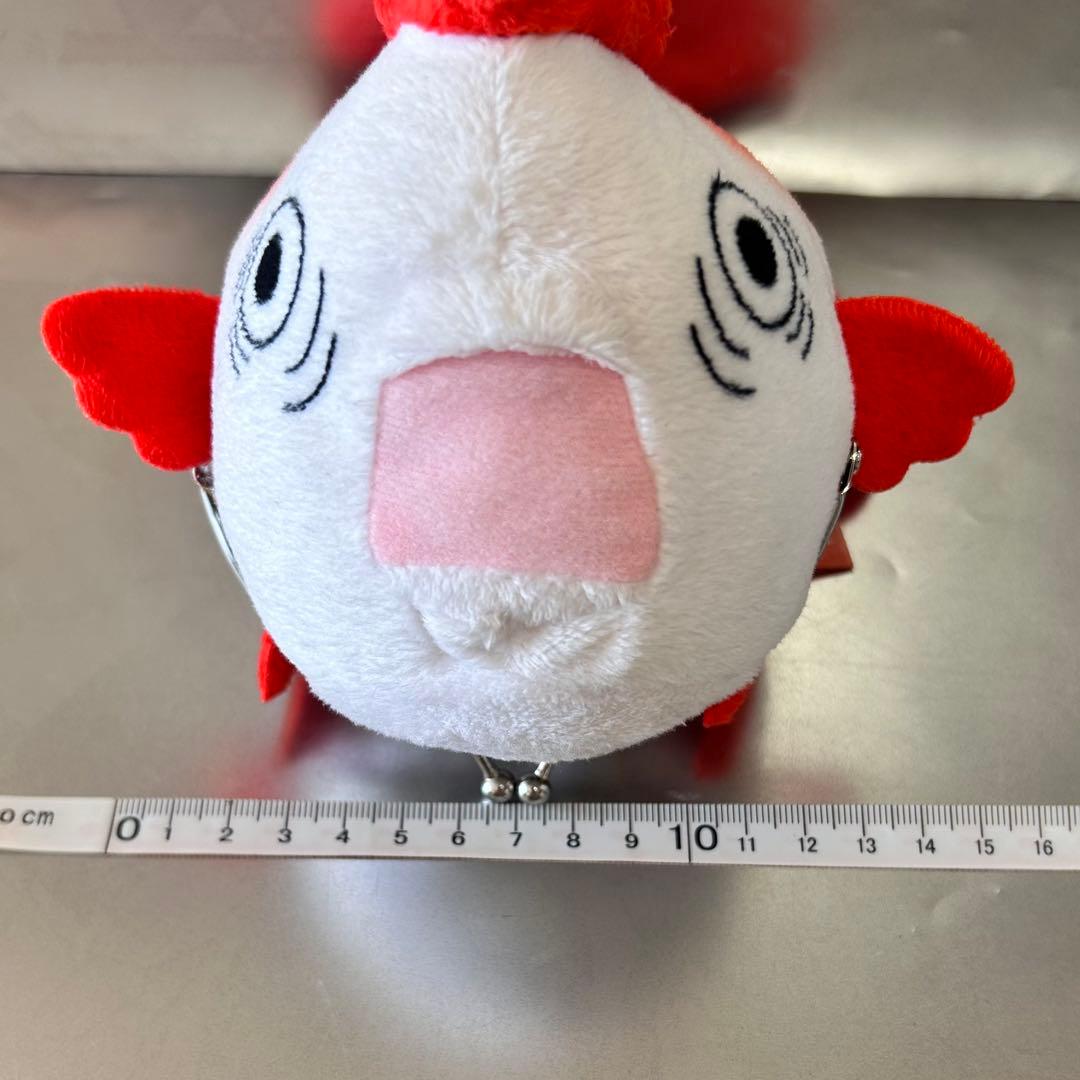 【2点】鬼灯の冷徹 金魚草 ひっぱると鳴くぬいぐるみ / ぬいぐるみがま口ポーチ