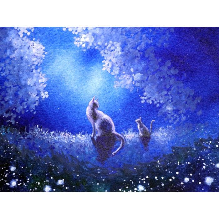 あつ&さま専用（原画）夜更けの桜が咲く頃 ほか　4点おまとめ