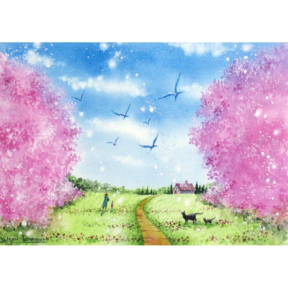 あつ&さま専用（原画）夜更けの桜が咲く頃 ほか　4点おまとめ