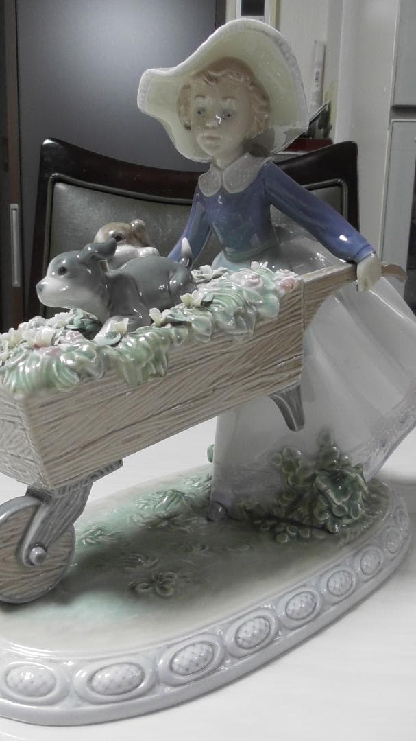 LLADRO　リヤドロ　【乗せてあげるよ】６　リアドロ　インテリア　Ｌ529