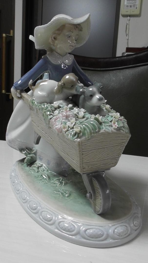 LLADRO　リヤドロ　【乗せてあげるよ】６　リアドロ　インテリア　Ｌ529