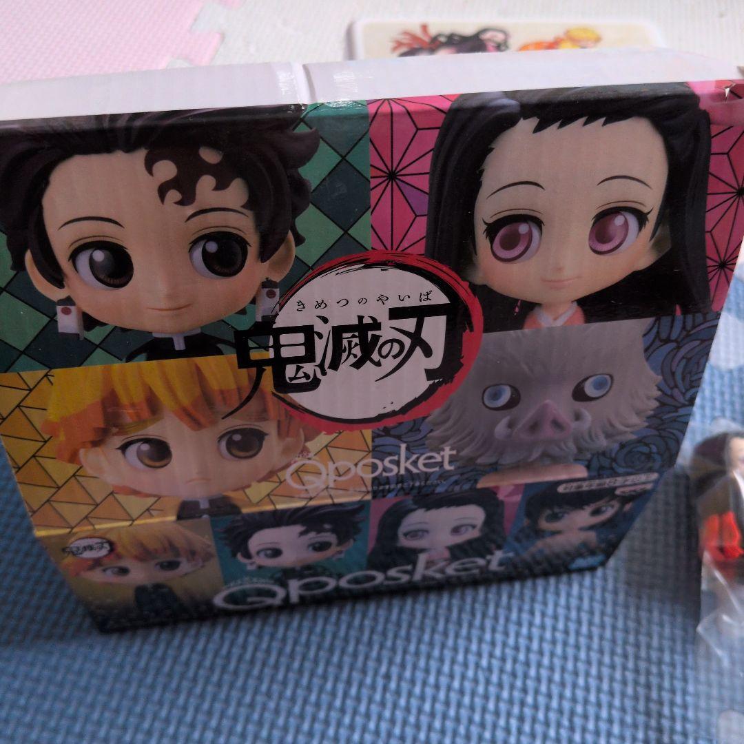 鬼滅の刃 Qposket フィギュアセット付属品全部有り傷、汚れなし 新品未使用