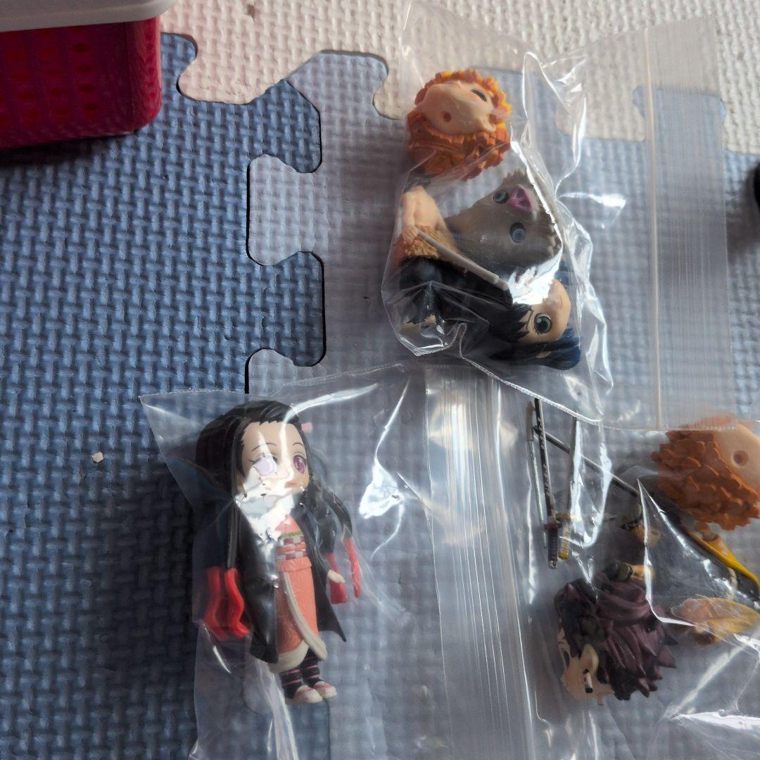 鬼滅の刃 Qposket フィギュアセット付属品全部有り傷、汚れなし 新品未使用