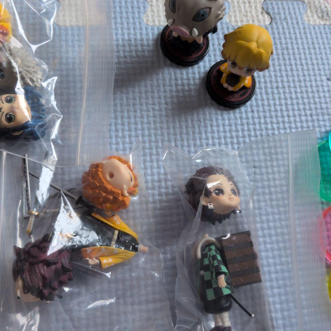 鬼滅の刃 Qposket フィギュアセット付属品全部有り傷、汚れなし 新品未使用
