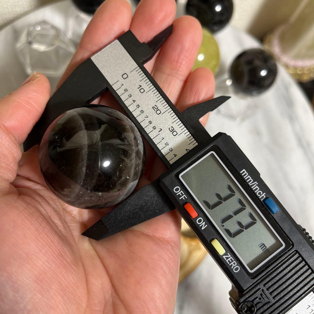 【セット販売】スフィア（モリオン　シトリン）　七星陣　光るUSB台座つき