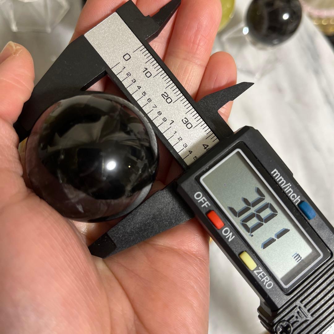 【セット販売】スフィア（モリオン　シトリン）　七星陣　光るUSB台座つき