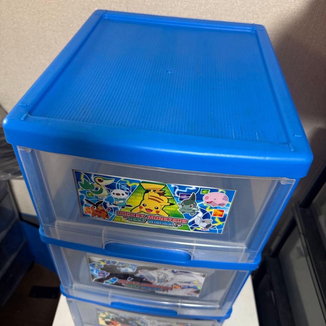 ポケットモンスター レトロ 3段 収納ボックス 希少
