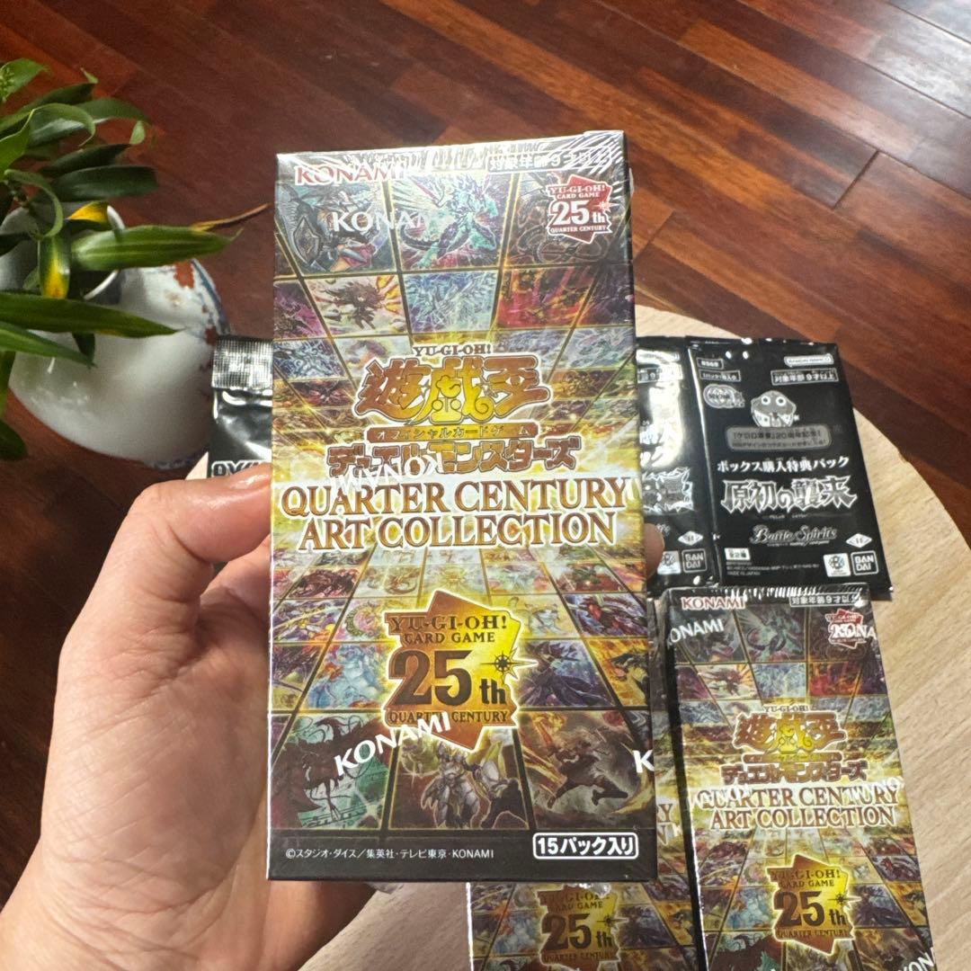 遊戯王OCG クォーターセンチュリーアートコレクション 3箱セット