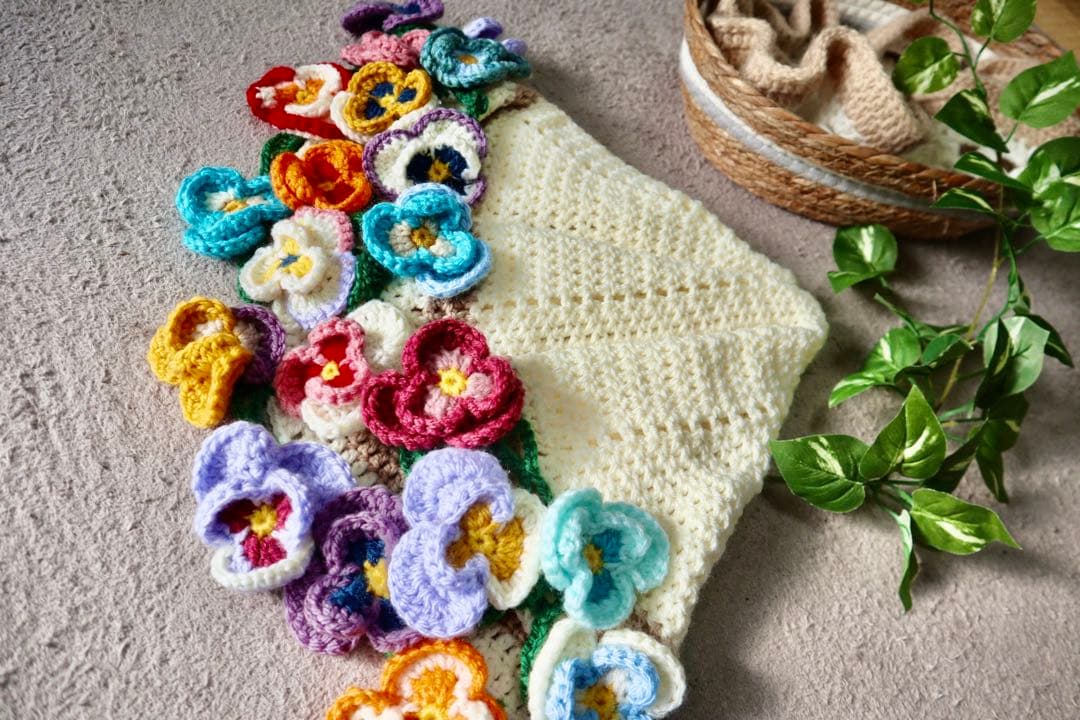 ブーケブランケット　プレゼント　花束　フォト背景　プレゼント　ハンドメイド