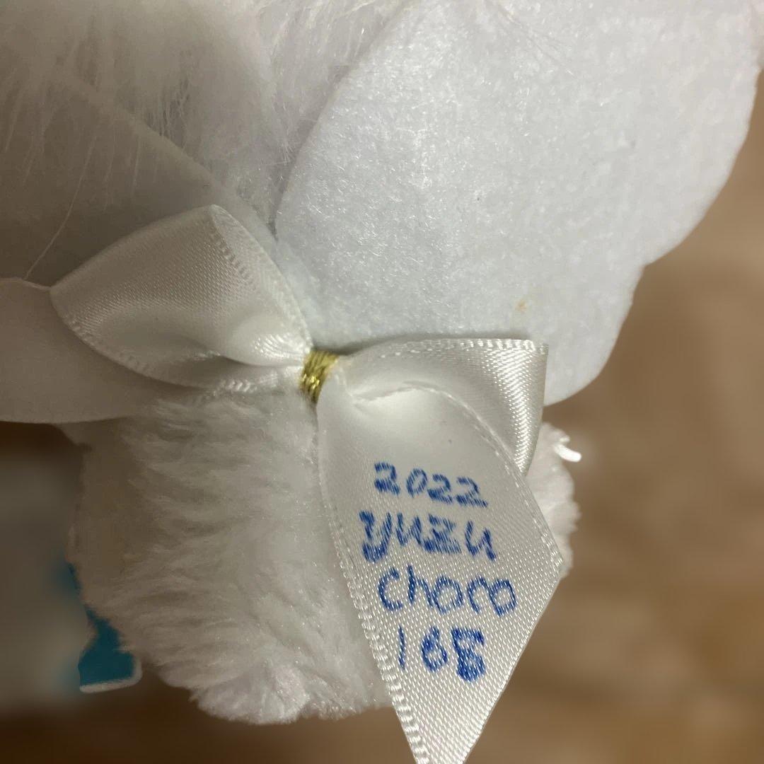 yuzuchoco 天使のしろくま　ぬいぐるみ　ハンドメイド　新品タグ付