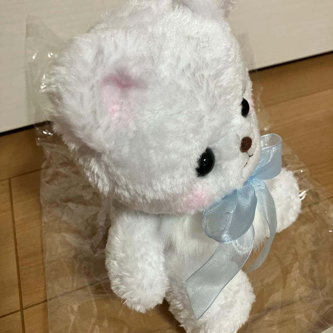 yuzuchoco 天使のしろくま　ぬいぐるみ　ハンドメイド　新品タグ付