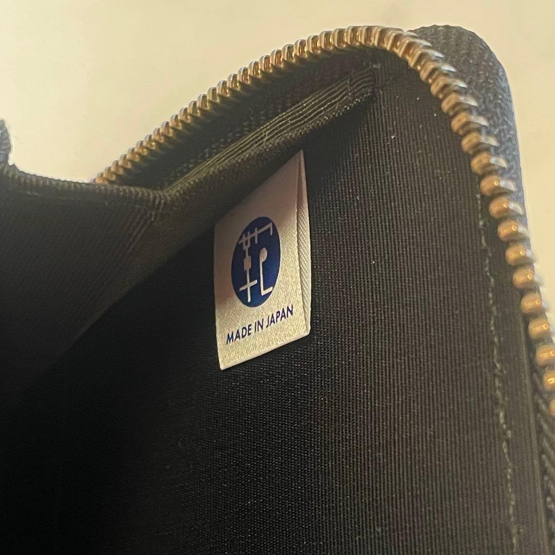 豊岡工房⭐︎牛革 お薬手帳 マルチケース 多機能 財布 ブラック　日本製