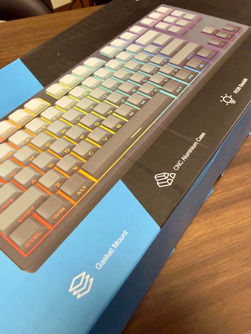 【美品】MageGee ゲーミングキーボード ラピトリ グレー