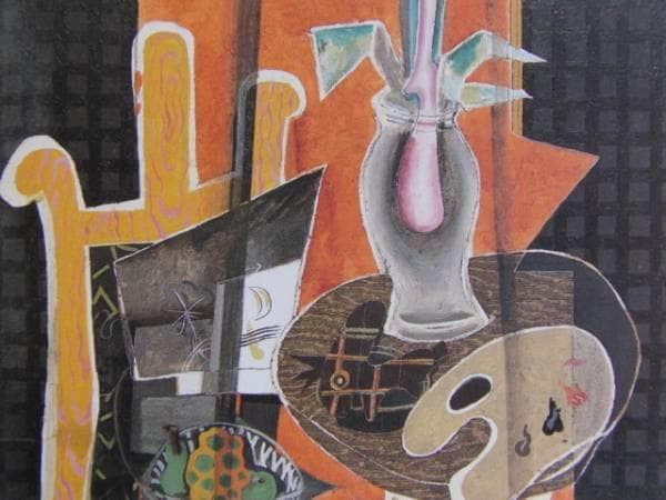 ジョルジュ・ブラック、画架、希少な額装用画集より、新品高級額装付、状態良好