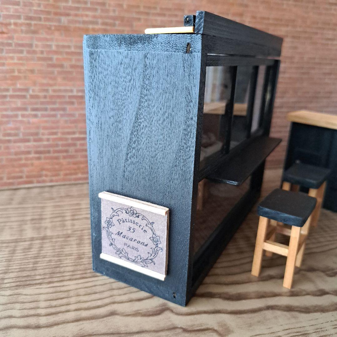 201 ミニチュアカフェ ブラック ドールハウス シルバニアファミリー