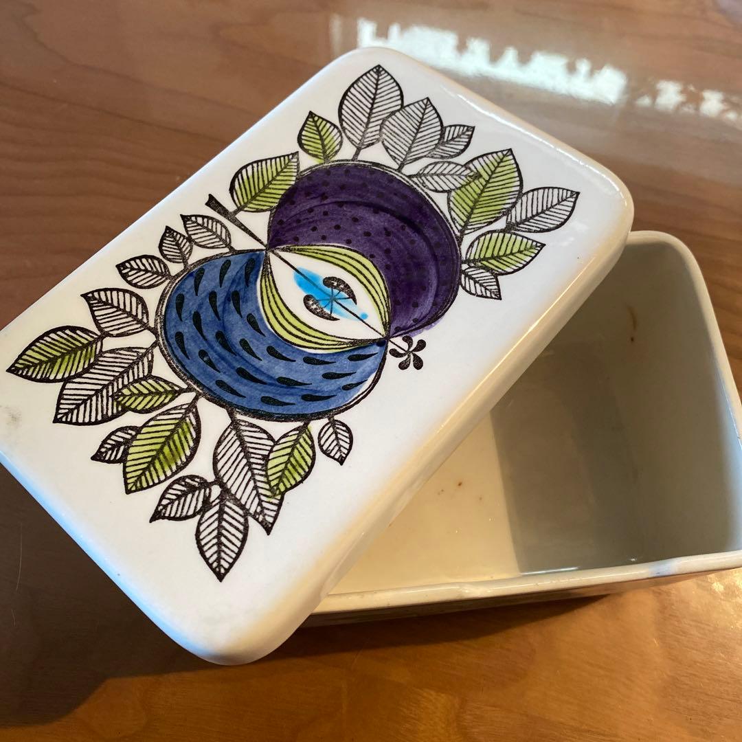 エデン　オリジナル　ビンテージ　バター　ケース　保存　容器　ロールストランド