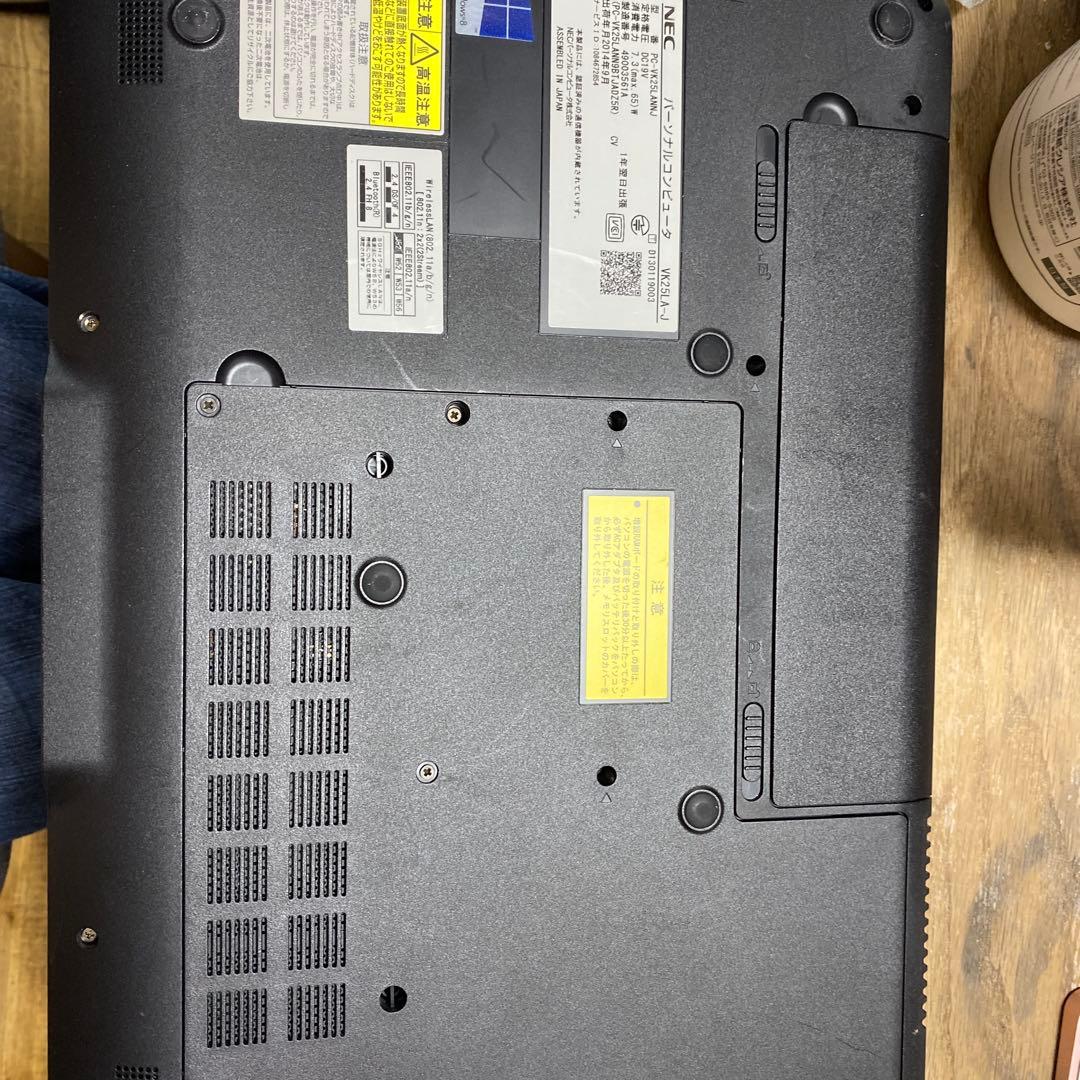 NECノート型パソコンVK25LA-J