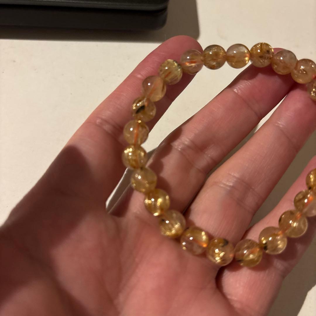 綺麗な太陽ルチル！金運のご利益ありそう！パワーすごい！