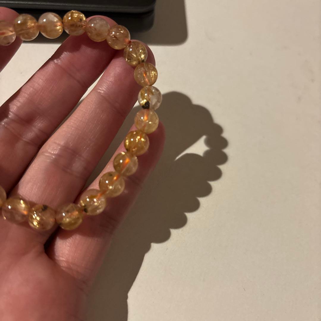 綺麗な太陽ルチル！金運のご利益ありそう！パワーすごい！