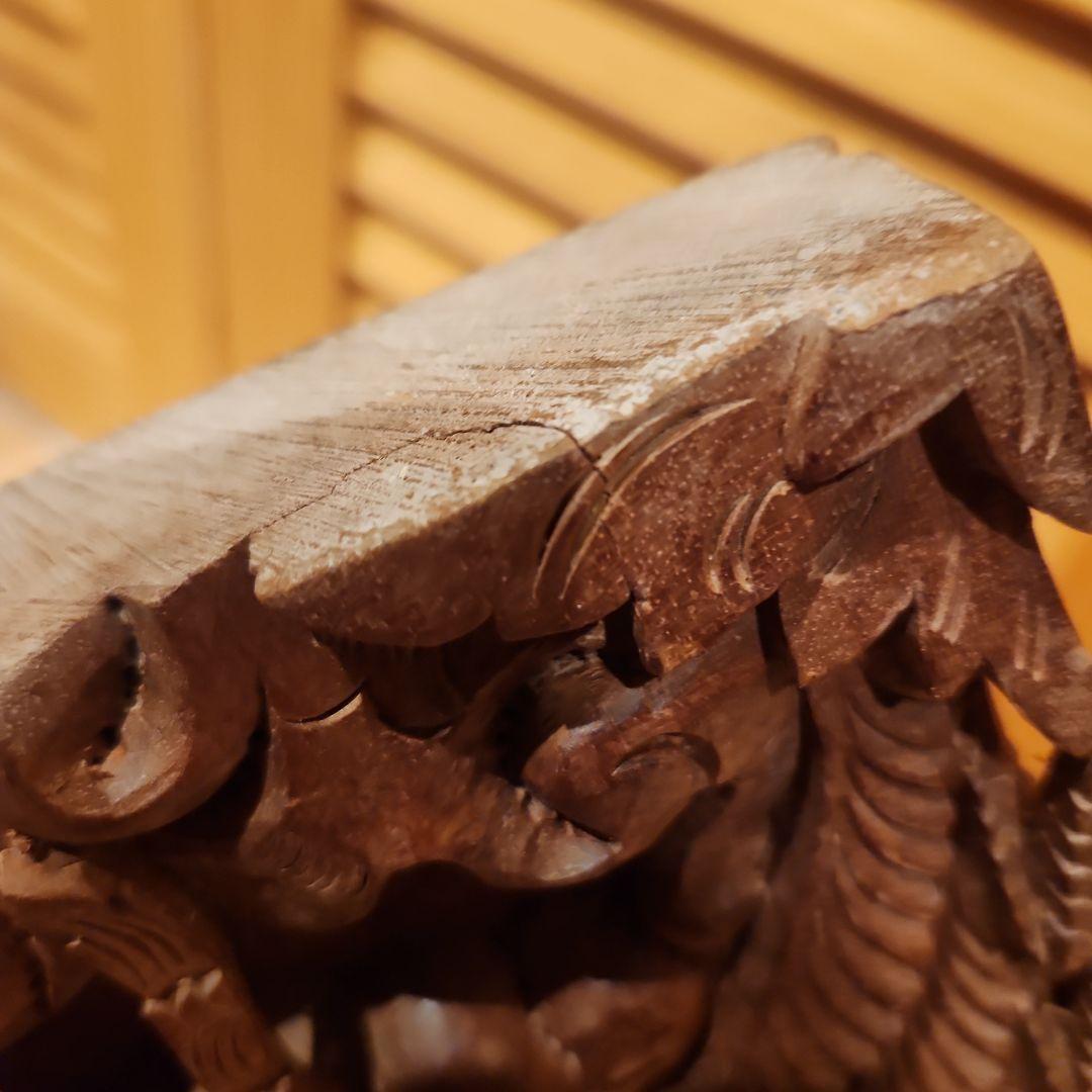 バリ島　彫刻　木彫り　レリーフ　ラーマ　シータ