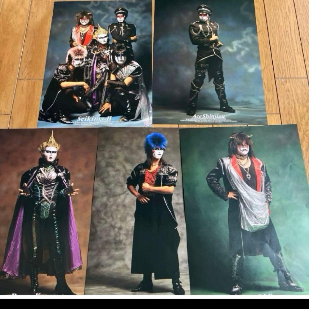 聖飢魔Ⅱ/ピンナップ付きパンフレット3種セット