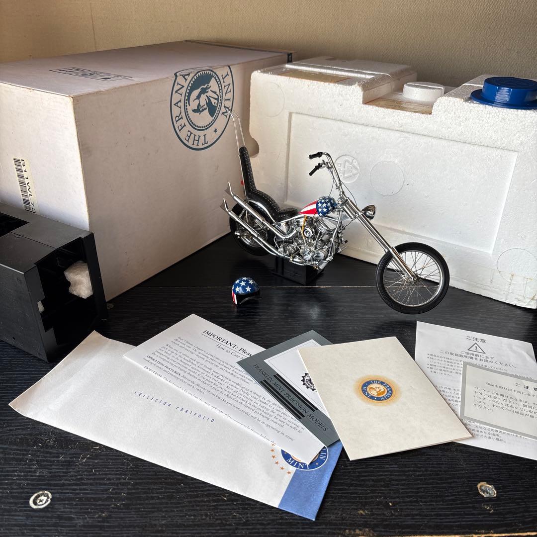 フランクリンミント社製　1/10 イージーライダー　キャプテンアメリカ