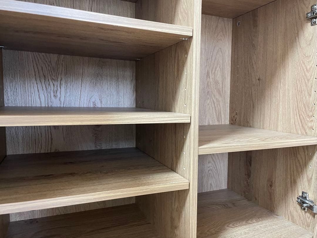 LOWYA ラタン調キャビネット リビングボード