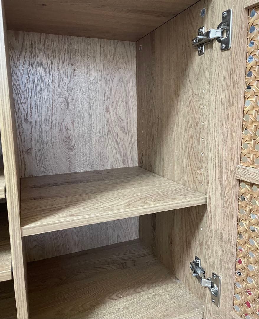 LOWYA ラタン調キャビネット リビングボード