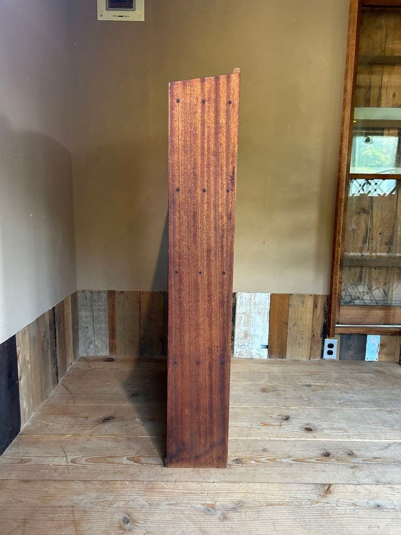 アンティーク　木製4段本棚 ダークブラウン