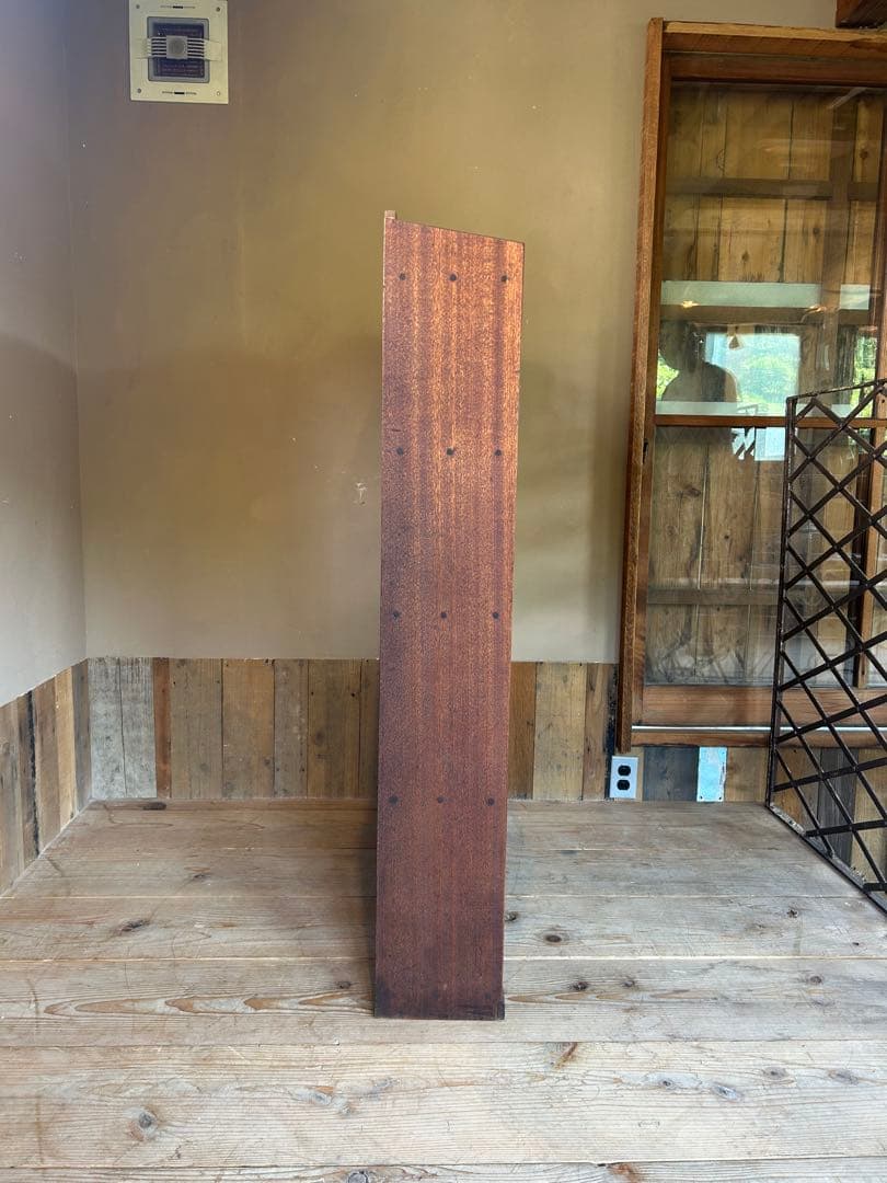 アンティーク　木製4段本棚 ダークブラウン