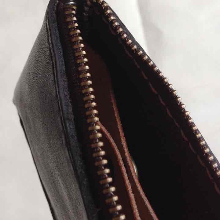 手縫い皮財布