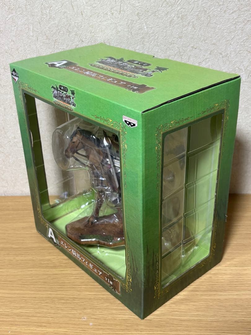 一番くじ　進撃の巨人　壁外調査女型捕縛作戦　A賞　エレン　騎馬　フィギュア