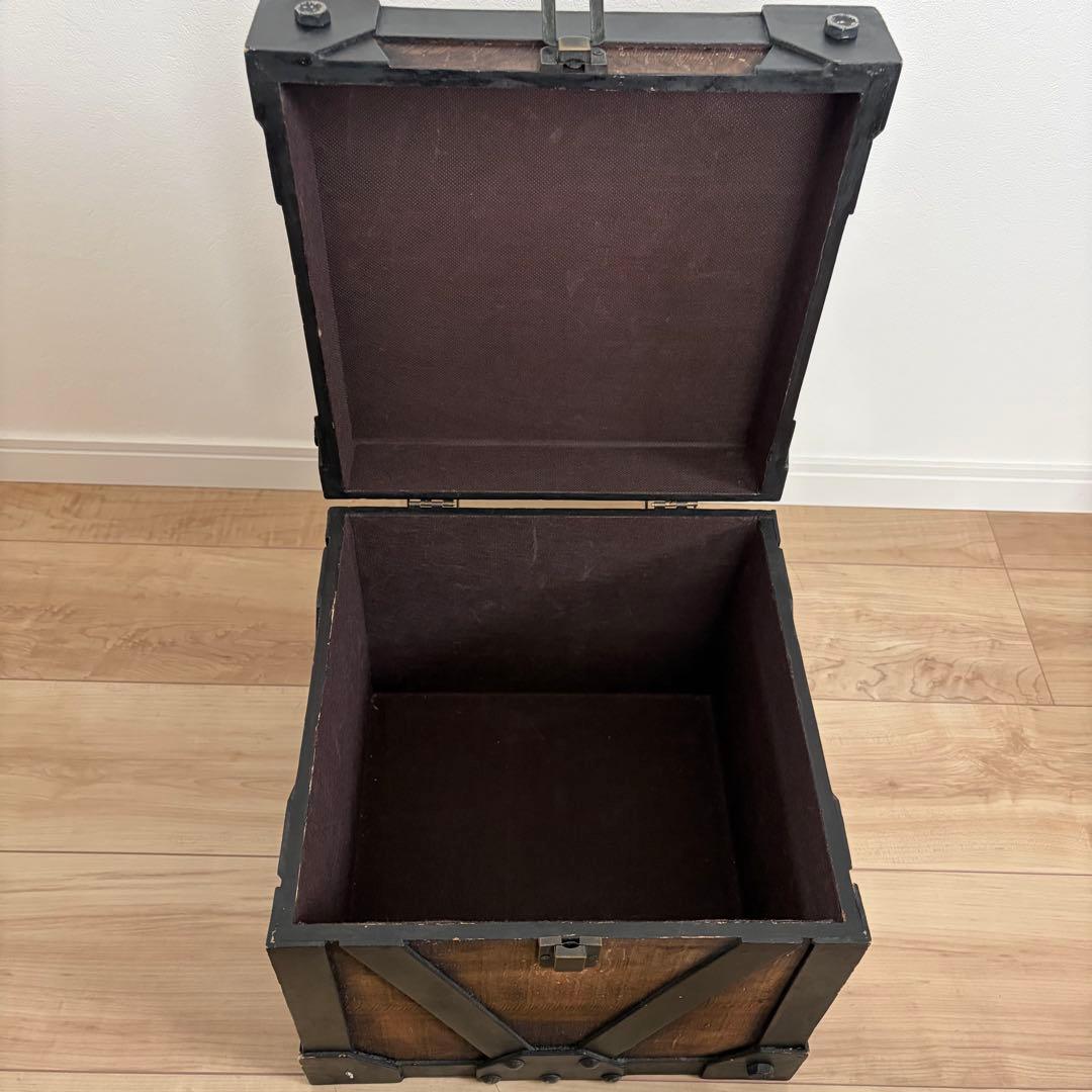 アンティーク調　トランクケース　トロール　S 天然木　レトロ