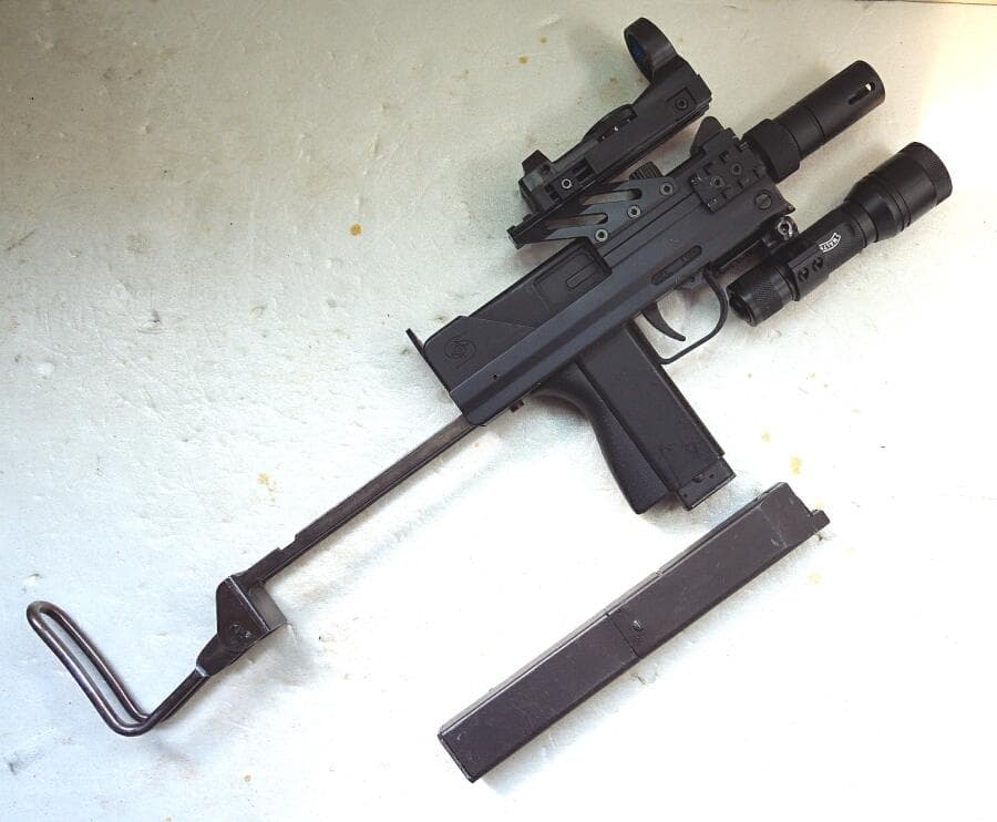 マルゼン NEWイングラム M11 CQBIV 50連マガジン＆ポイントサイト付