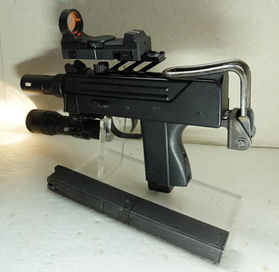 マルゼン NEWイングラム M11 CQBIV 50連マガジン＆ポイントサイト付