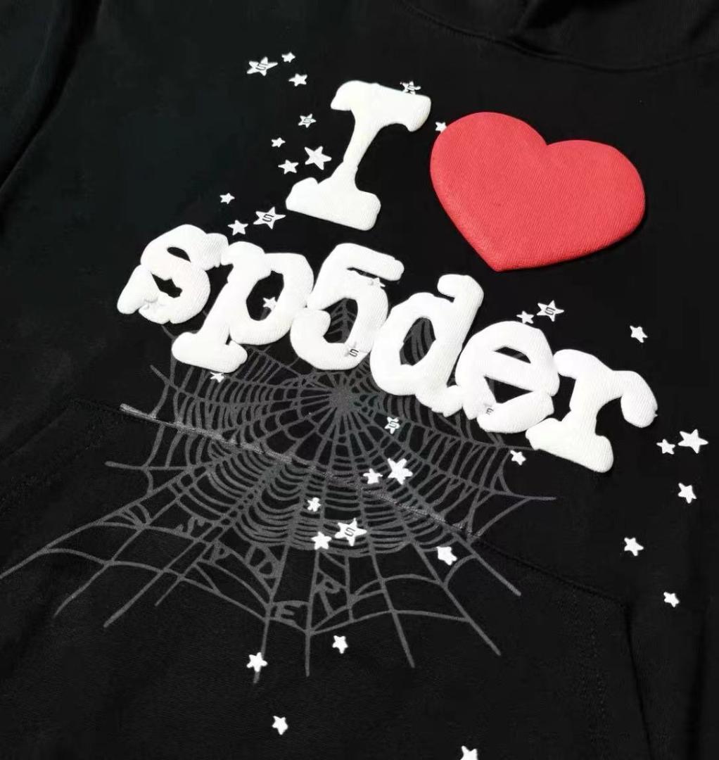 sp5der スパイダーパーカー　ブラック M