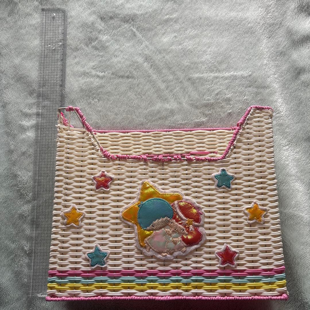 SANRIO キキララ リトルツインスターズ 小物書類ケース　レトロ 2003年