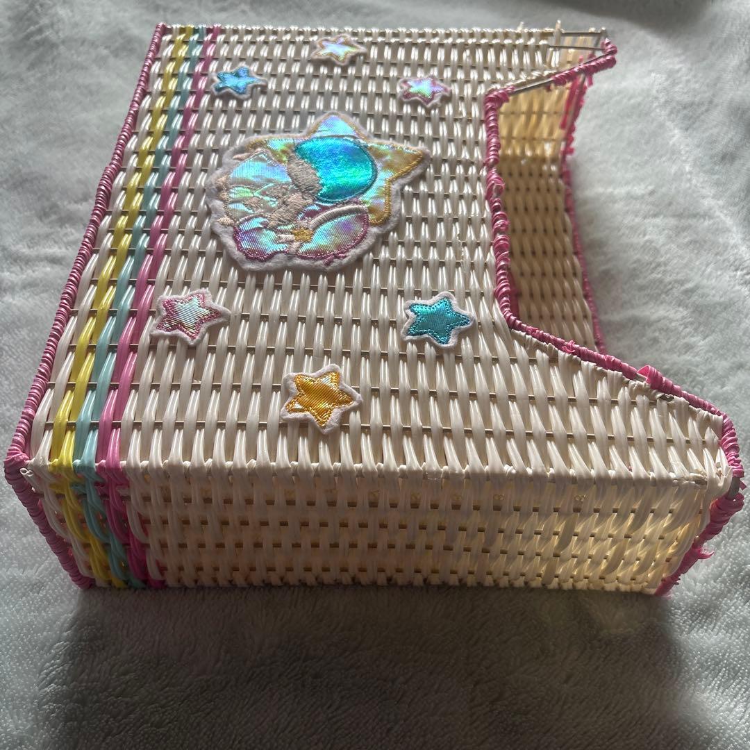 SANRIO キキララ リトルツインスターズ 小物書類ケース　レトロ 2003年